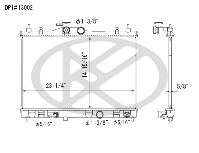 A13002 - Cooling Systems: Koyorad Radiator for Koyo Image
