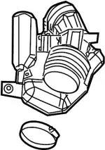 16576CG200 - : Air Duct for Infiniti Image