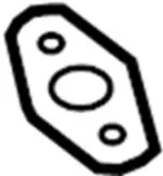 1505331U00 - : Engine Oil Pump Pickup Tube Gasket for INFINITI: FX45, FX50, I30, M45, M56, Q45, Q70, Q70L, QX4, QX70 Image