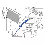 ML3Z19867A - HVAC: A/C Refrigerant Suction Hose for Ford: F-150 Image