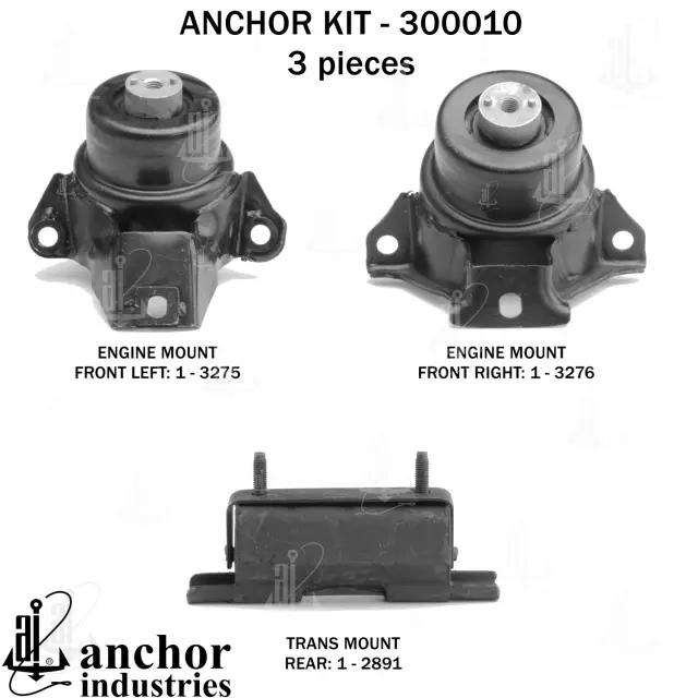 300010 - Engines &amp; Components: Anchor Engine Mount Kit for Anchor Image
