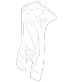 2516202531 - Cowl, Front Panel: Console for Mercedes-Benz Image