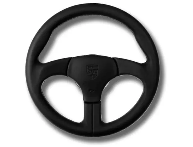 43163008YR - : Sports Steering Wheel Black for Porsche Image