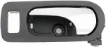 81820 - : Interior Door Handle - Front Left - Chrome Lever+Black housing (Ebony) for Dorman Image