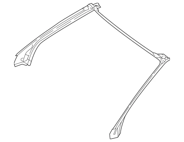 2386300402 - Covering and Lining: Seal, a-Pillar for Mercedes-Benz: E400, E450, E53 AMG Image image