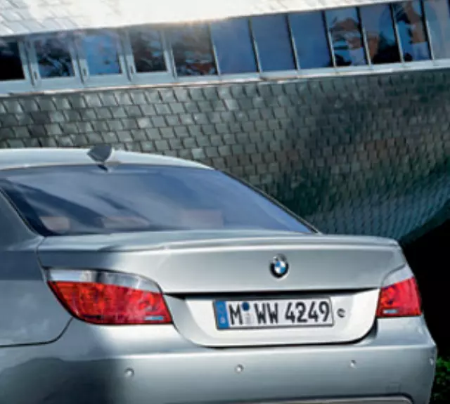 51628040054 - : M Rear Deck Spoiler for BMW: 528i, 528i xDrive, 528xi, 535i, 535i xDrive, 535xi, 550i, M5 Image