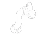 1665004100 - : Connector Hose for Mercedes-Benz Image
