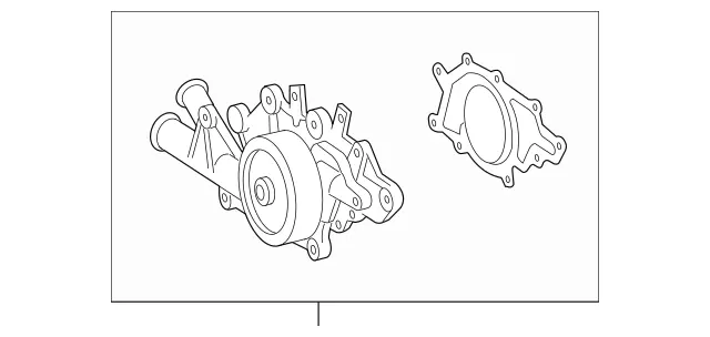6132000901 - : Parts Kit, Water Pump for Mercedes-Benz Image
