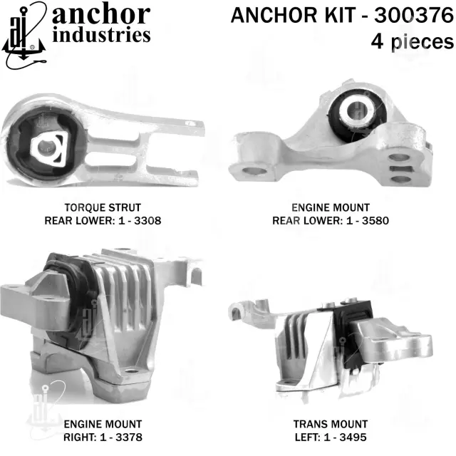300376 - : Anchor Engine Mount Kit for Anchor Image