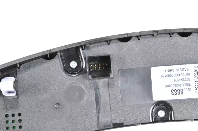 39028883 - : Jet Black Heating and Air Conditioning Control Panel for GM Image