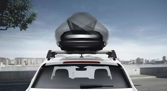 Cargo Box Carrier Attachment - Gloss Black - Volkswagen (000-071-200-AD)