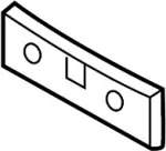 962121MJ0A - Body: License Bracket for Infiniti Image