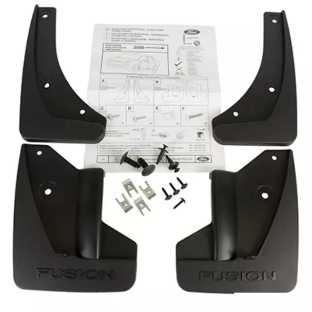 Splash Guards, Molded, 4-Pc Kit - Ford (6E5Z-16A550-AA)