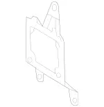 2225452640 - Cowl, Front Panel: Holder for Mercedes-Benz Image