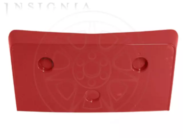 19166208 - Exterior: Front License Plate Holder - Victory Red for GM Image