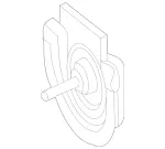 19986201 - Brakes: Feed-Through Grommet for Mercedes-Benz: SL400, SL450, SL550, SL63 AMG, SL65 AMG Image