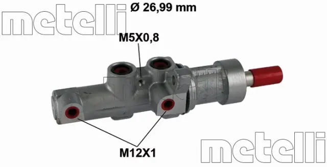 50867 - Brakes &amp; Brake Parts: Metelli Brake Master Cylinder for METELLI Image