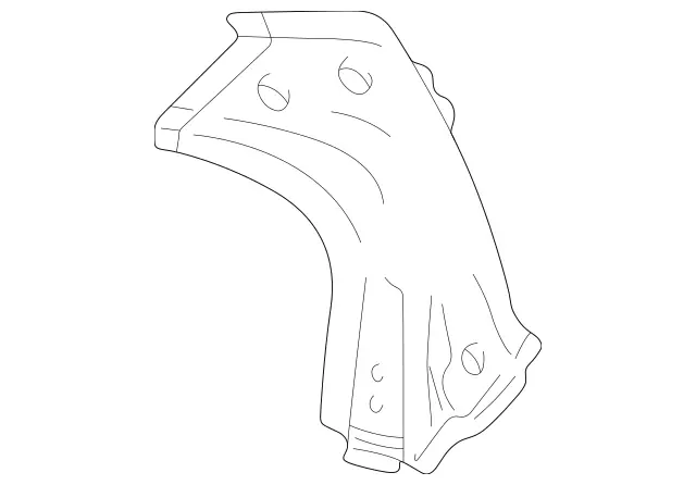 2036370122 - Side Panels: Pillar for Mercedes-Benz: C230, C280, C32 AMG, C350, C55 AMG Image image