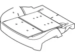 DE9Z74632A22B - Body: Seat Cushion Pad for Lincoln: MKT Image