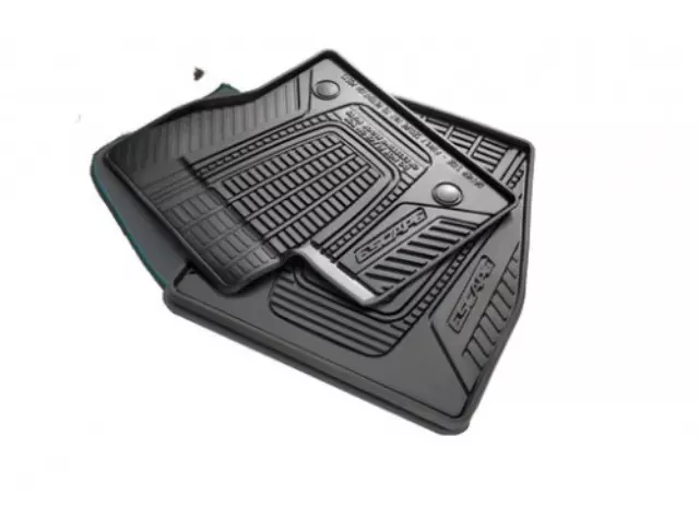 DJ5Z7813086AA - : 2013-2014 Ford Escape All Weather Rubber Vinyl Black Floor Mats Set of 4 OEM NEW for Ford Image