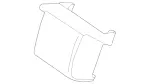 24792000029E43 - : Outer Cov, Rear Seat Backr for Mercedes-Benz Image