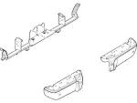 9C3Z17906BCP - : Bumper Assembly Rear for Ford Image