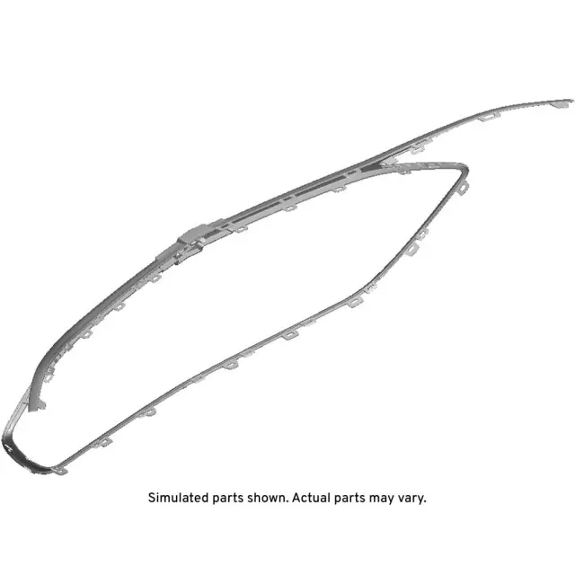 Exterior Bright Chrome Bumper Grille Insert - GM (84036516)