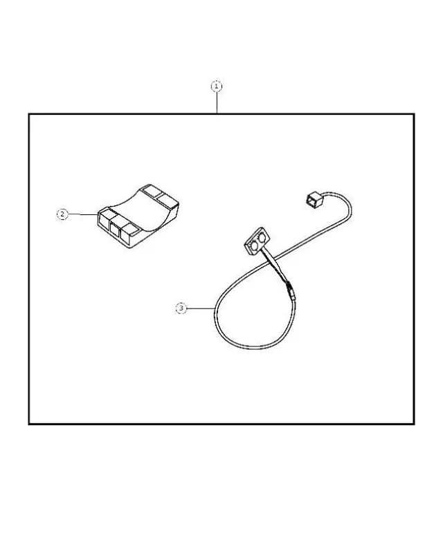 68033392AA - Mopar Accessories - Component Parts: Heated Seat Switch for Mopar Image
