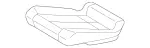 20892003467D44 - Body: Cushion Cover for Mercedes-Benz Image