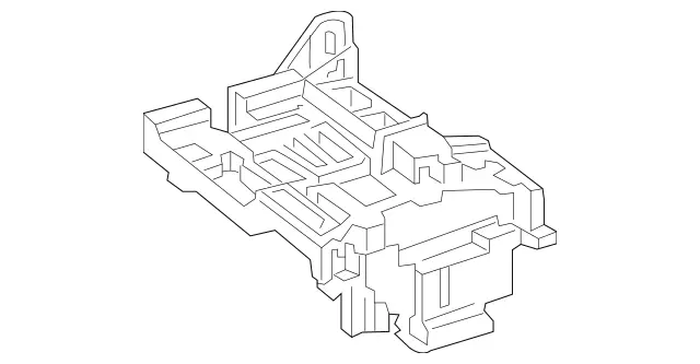 1665452400 - Electrical System: Holder for Mercedes-Benz: GLE300d, GLE350, GLE400, GLE43 AMG, GLE450 AMG, GLE550e, GLE63 AMG, GLE63 AMG S, ML250, ML350, ML400, ML550, ML63 AMG Image image