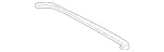 2097820124 - Body: Rear Rail for Mercedes-Benz Image