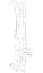 995040000 - Radiator: Supporting Frame for Mercedes-Benz Image