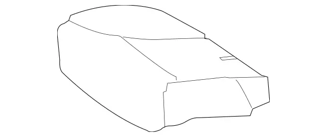 1669204600 - Rear Seat: Padding, Rr Seat Cushion for Mercedes-Benz: GL350, GL450, GL550, GL63 AMG, GLS350d, GLS450, GLS550, GLS63 AMG Image image