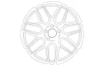 2534000700 - Wheels: Wheel for Mercedes-Benz: EQB 250+, EQB 300, EQB 350, GLB250, GLB35 AMG Image