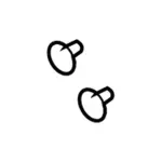 W714014SS36T - Body: Center Console Clip for Ford: Focus Image