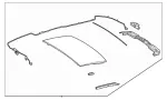 2237804300 - : Sliding Sunroof Frame for Mercedes-Benz Image