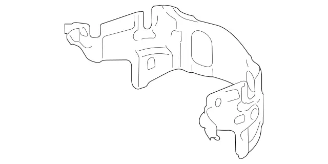 2116200178 - Body: Partition Panel for Mercedes-Benz Image