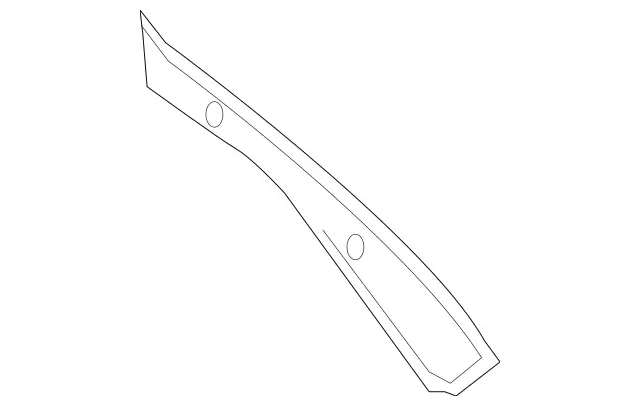 1666930300 - Trim and Lining: Cover for Mercedes-Benz: GLE300d, GLE350, GLE400, GLE550e, GLE63 AMG, ML250, ML350, ML400, ML550, ML63 AMG Image image