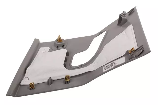 Light Ash Gray Passenger Side Body Rear Corner Upper Garnish Molding - GM (84215338)