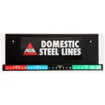 BLD14 - : Wall Display, Steel Brake Lines Domestic, No Lines for AGS Image