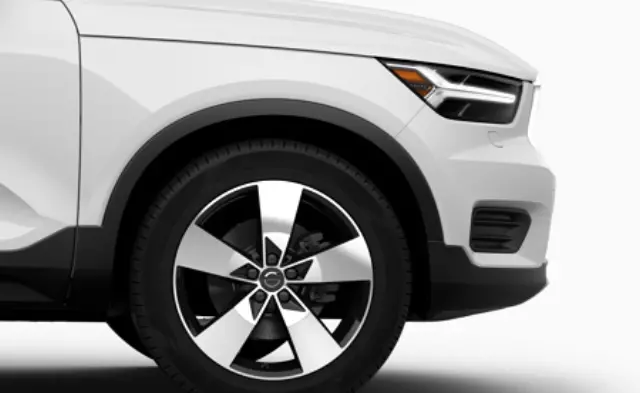 31471554 - Suspension: 19-inch 5-Spoke Black White Alloy Wheel for Volvo Image