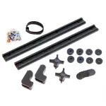TT1000 - : Roll Cage Track Mounting System for 2018+ Jeep Wrangler JLU (4 Door) for Hi-lift Jack Image