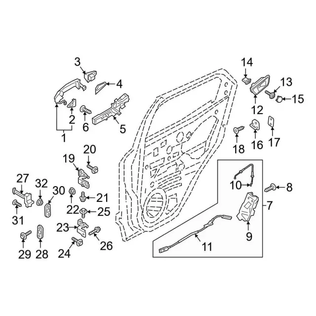GN1Z58219A64M - Body: Latch Assembly for Ford: EcoSport Image