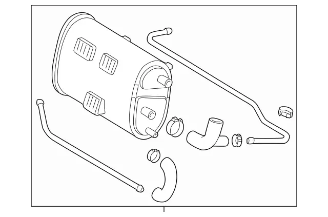 1704701059 - Emission Control: Vapor Canister for Mercedes-Benz Image