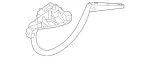 2137500328 - Body: Hinge for Mercedes-Benz Image
