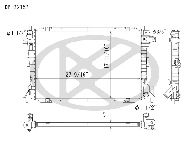 A2157 - Cooling Systems: Koyorad Radiator for Koyo Image