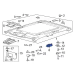 ML3Z13776AC - Body: Interior Lamp for Ford Image
