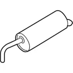 GN1Z5A289G - : Rear Muffler for Ford: EcoSport Image