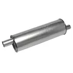 17829 - : SoundFX Universal Universal Exhaust Muffler 2" Inlet (ID) 1.875" Outlet (OD) for Walker Exhaust Image