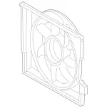 2115050555 - : Fan Shroud for Mercedes-Benz Image